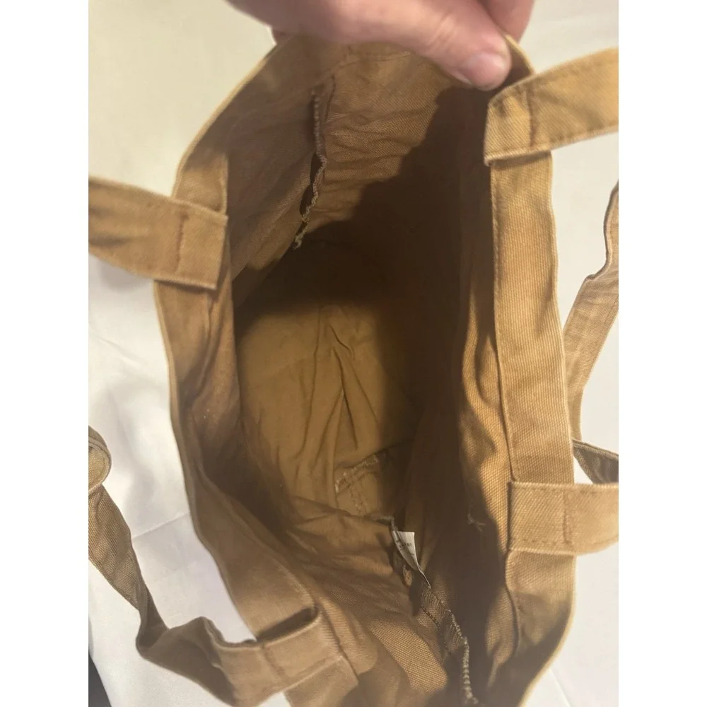 Carhartt Vertical Open Tote/Shopper Tan Canvas Bag